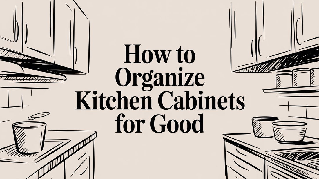 How to Organize Kitchen Cabinets for Good