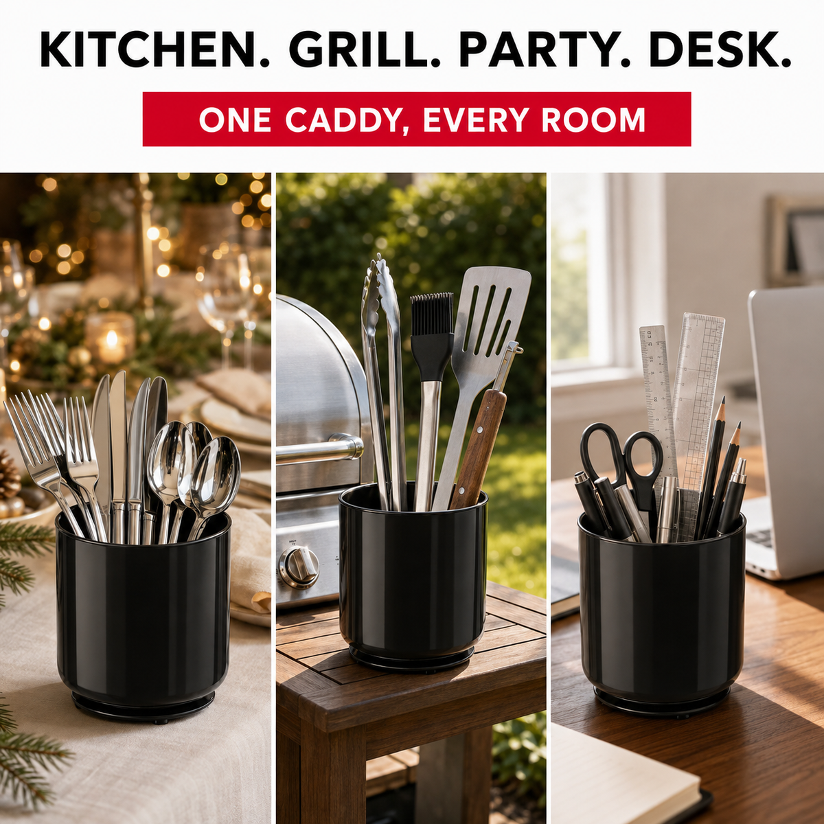 Rotating utensil holder - product graphic 3