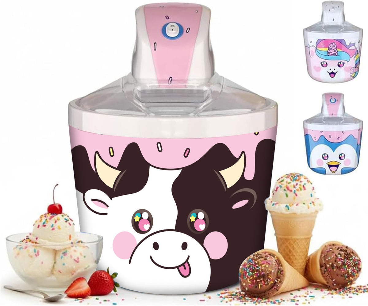 Cow electric ice cream maker for kids